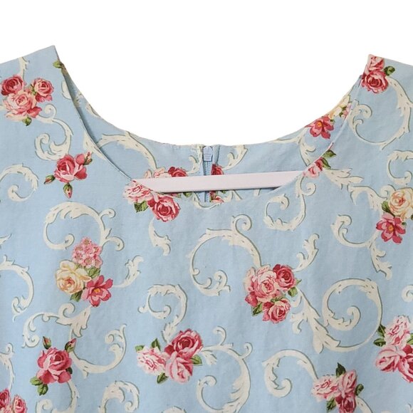 Bernie Dexter Womens Sharon Dress Floral Manor Print 2X Rockabilly Retro Pinup B - Picture 10 of 16